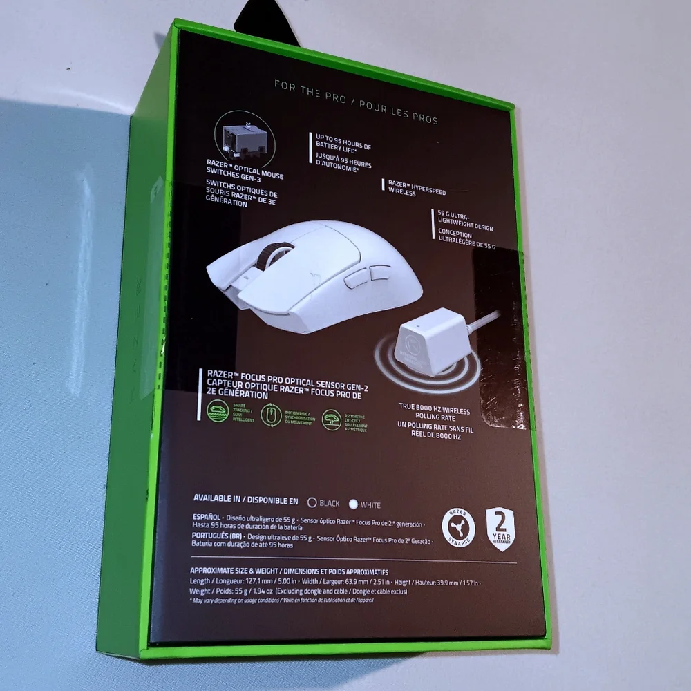 Razer Viper V3 Pro White Edition Ultra Lightweight Gaming Mouse